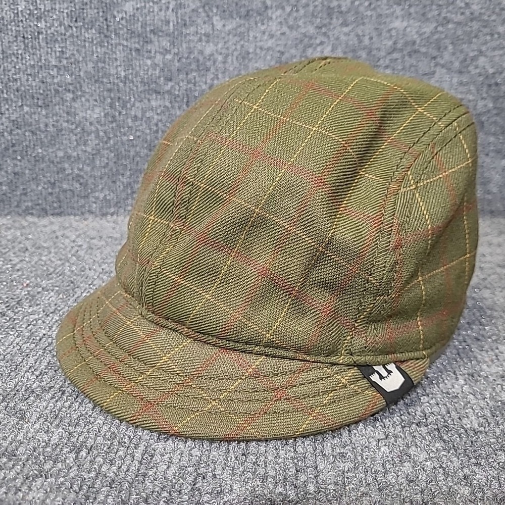 Goorin Bros Cap Hat Newsboy Small Green Plaid Flat Cabby XS
